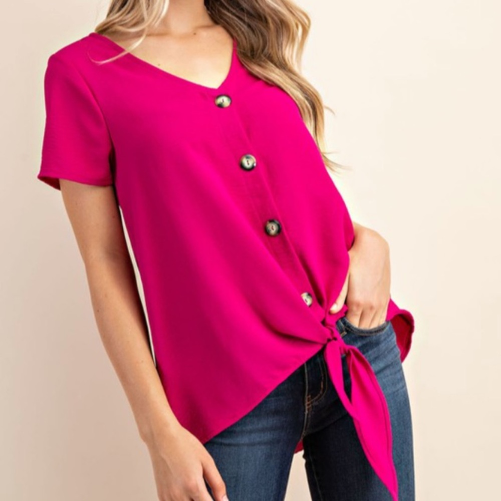 FSL Button Down Blouse-never worn
